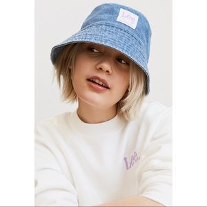 NWT Lee X H&M Denim Bucket Hat XS/S